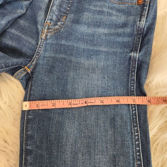 Madewell Jeans 9" High Rise Skinny Jeans Women Size 26 Raw‎ Hem 28" - Picture 14 of 14